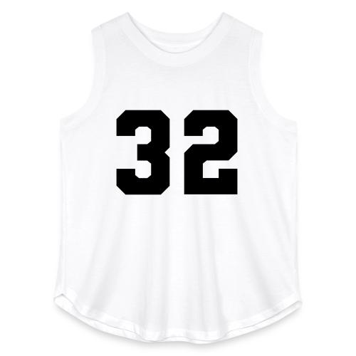 Varsity Number 32 Athletic Design - Women's Curvy Relaxed Tank Top