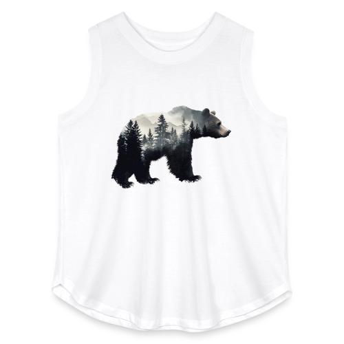 Forest Within the Bear - Women's Curvy Relaxed Tank Top