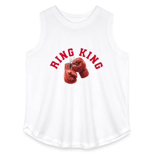Boxing: Ring King Glory - Women's Curvy Relaxed Tank Top
