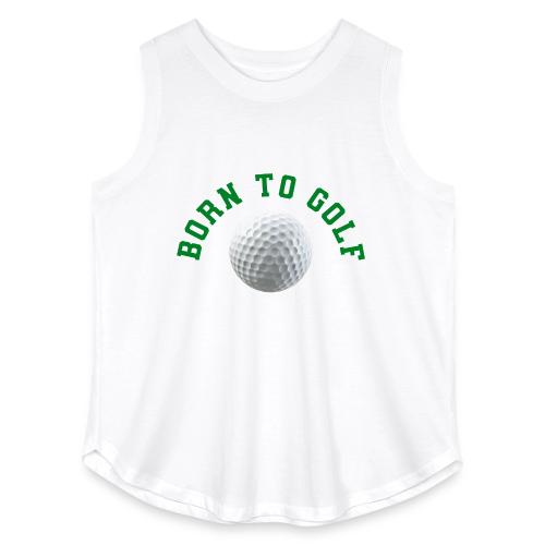 Born to Golf - Women's Curvy Relaxed Tank Top