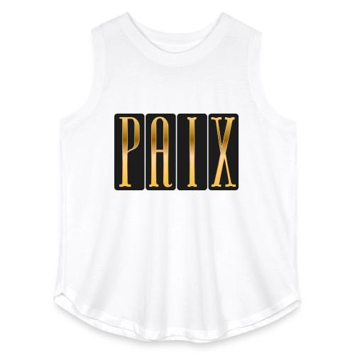Golden Peace - Women's Curvy Relaxed Tank Top