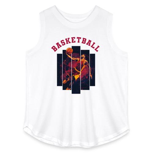 Basketball Spirit - Women's Curvy Relaxed Tank Top