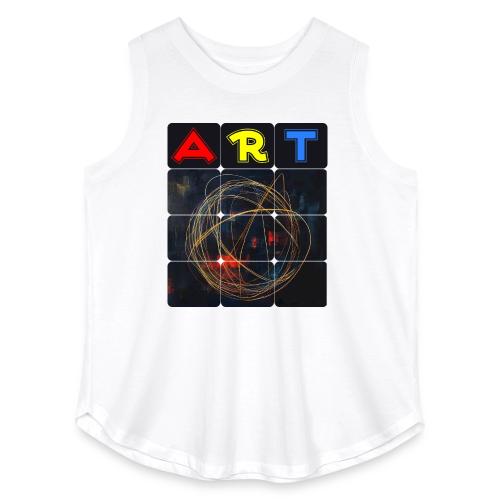 Echoes of Art - Women's Curvy Relaxed Tank Top