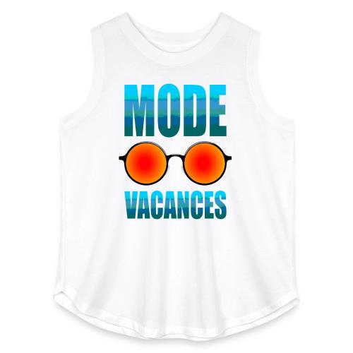 Vacation Mode Enabled - Women's Curvy Relaxed Tank Top