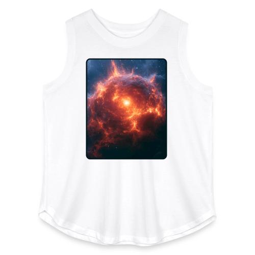Exploding Supernova Space Art - Women's Curvy Relaxed Tank Top