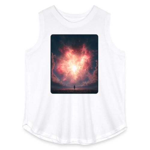 Supernova Sky Sci-Fi Artwork - Women's Curvy Relaxed Tank Top