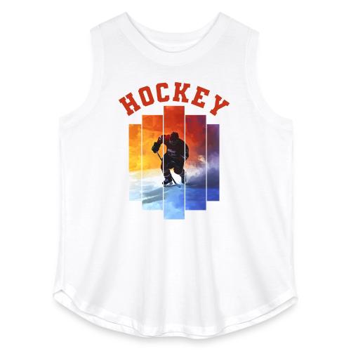 Hockey Rush - Women's Curvy Relaxed Tank Top