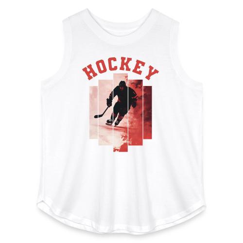 Hockey Spirit - Women's Curvy Relaxed Tank Top