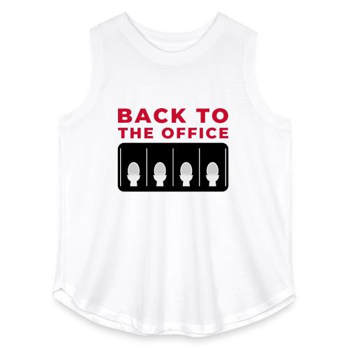Back to the Office Satire Design - Women's Curvy Relaxed Tank Top