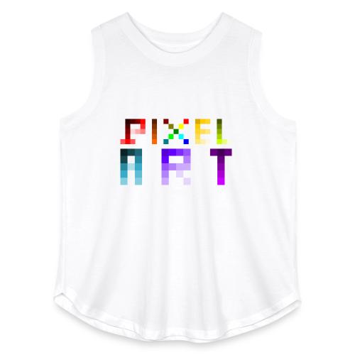 Pixel Art Spectrum - Women's Curvy Relaxed Tank Top