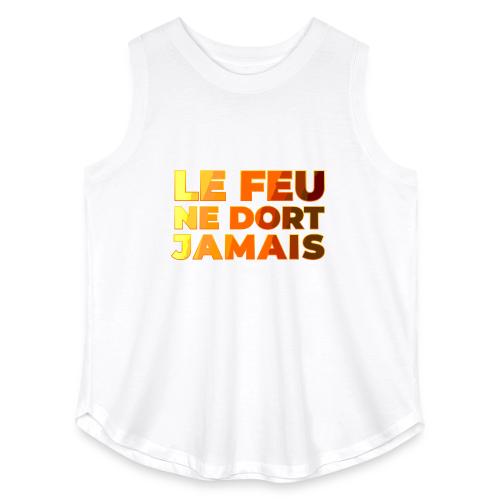 Fire never sleeps - Women's Curvy Relaxed Tank Top