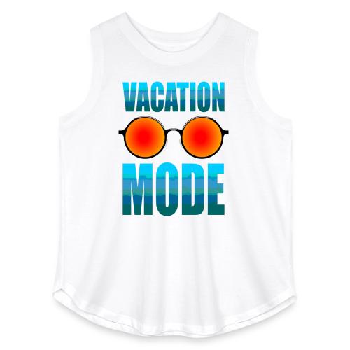 Vacation mode: Ocean Vibes On - Women's Curvy Relaxed Tank Top