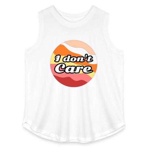 I Don’t Care Vibes - Women's Curvy Relaxed Tank Top