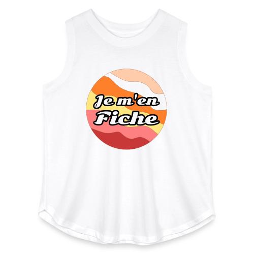 I don't care - Women's Curvy Relaxed Tank Top