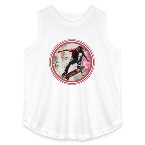 Skateboarding Soul - Women's Curvy Relaxed Tank Top
