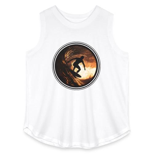 Surfing Spirit - Women's Curvy Relaxed Tank Top
