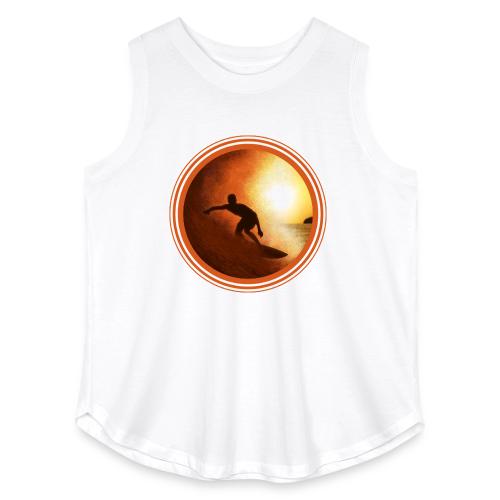 Surfing Vibes - Women's Curvy Relaxed Tank Top