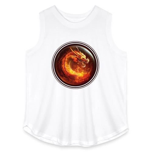 Shadow Dragon Rise - Women's Curvy Relaxed Tank Top