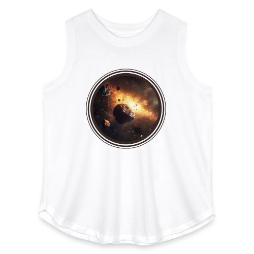 Asteroids Drift - Women's Curvy Relaxed Tank Top