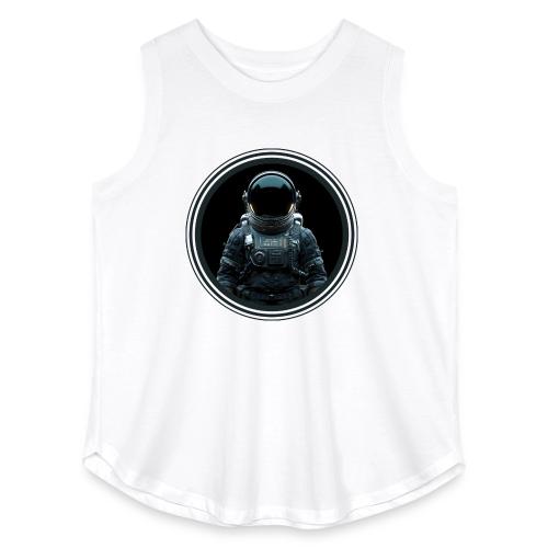 Astronaut: Blast off in style! - Women's Curvy Relaxed Tank Top
