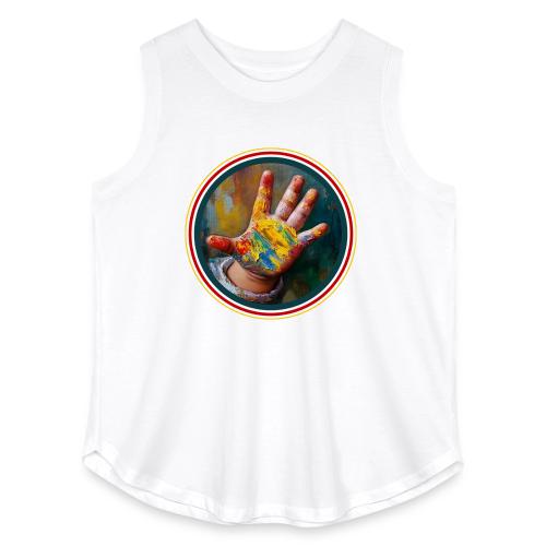 Colors of Innocence - Women's Curvy Relaxed Tank Top