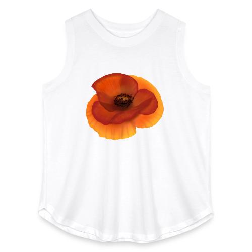 Vivid poppy - Women's Curvy Relaxed Tank Top