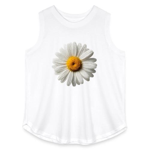 Morning Daisy Freshness - Women's Curvy Relaxed Tank Top