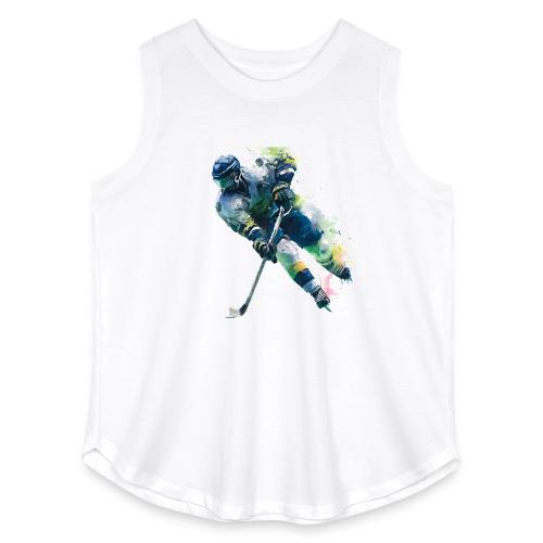 Hockey: Frozen Motion - Women's Curvy Relaxed Tank Top