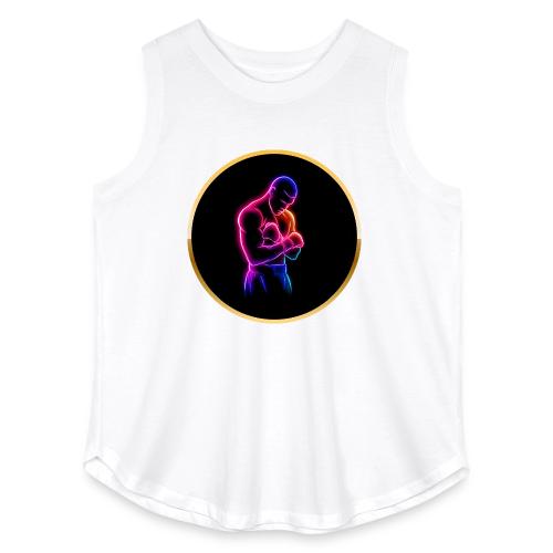 Boxing: Neon Power Guard - Women's Curvy Relaxed Tank Top