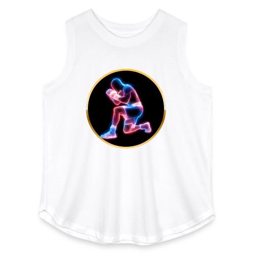 Neon Boxing Focus - Women's Curvy Relaxed Tank Top