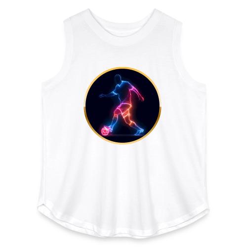 Soccer: Electric Kick Ring - Women's Curvy Relaxed Tank Top