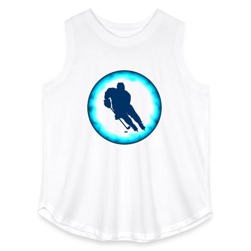 Hockey: Ice Warrior - Women's Curvy Relaxed Tank Top