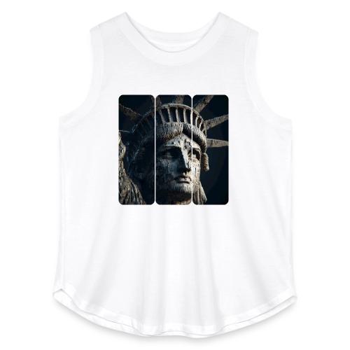 USA: Liberty in Shadows - Women's Curvy Relaxed Tank Top