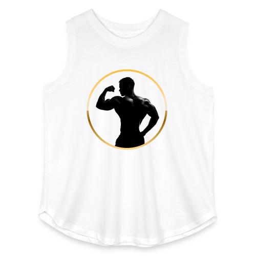 Bodybuilder: Classic Flex Emblem - Women's Curvy Relaxed Tank Top