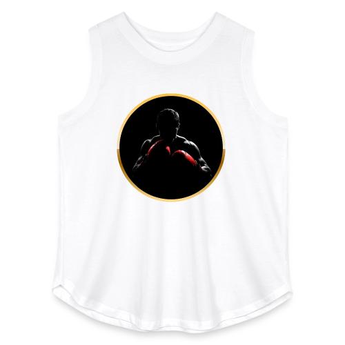 Boxing: Crimson Gloves Fighter - Women's Curvy Relaxed Tank Top