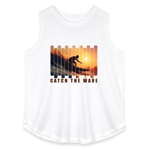 Surfing: Catch the Wave - Women's Curvy Relaxed Tank Top