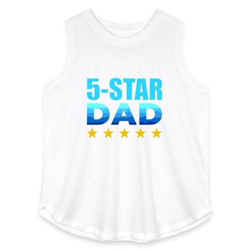 Five Stars Dad - Women's Curvy Relaxed Tank Top