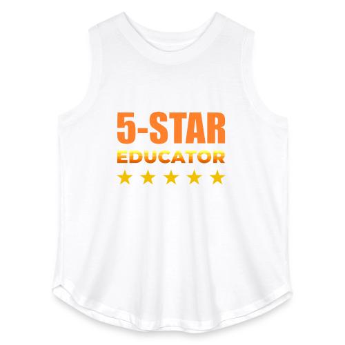 Five-Star Educator - Women's Curvy Relaxed Tank Top