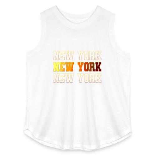 New York Varsity Echo - Women's Curvy Relaxed Tank Top