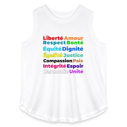 Words of Light - Women's Curvy Relaxed Tank Top