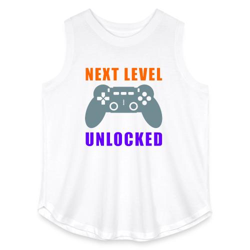 Next Level Unlocked Gamer Design - Women's Curvy Relaxed Tank Top