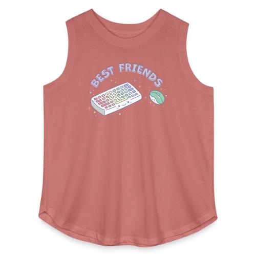 Best Friends - Women's Curvy Relaxed Tank Top