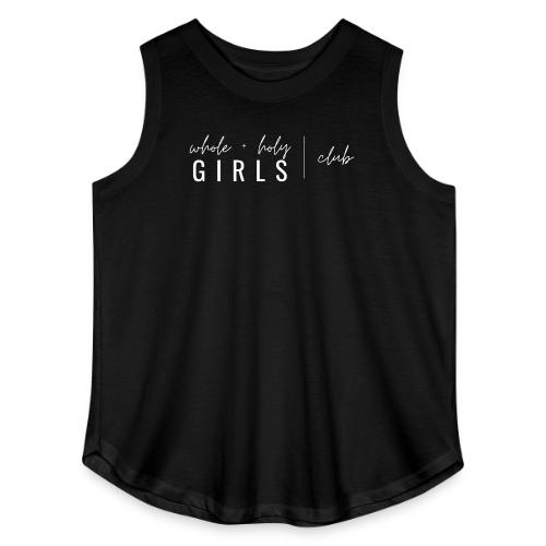 WHGC (White) - Women's Curvy Relaxed Tank Top