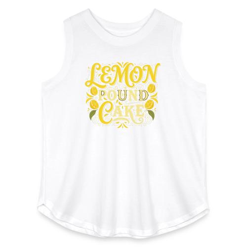 Lemon Pound Cake Vintage Flourish - Women's Curvy Relaxed Tank Top