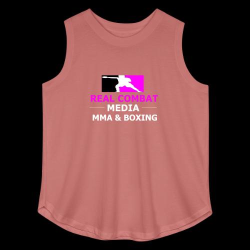 RCM MMA & BOXING Pink - Women's Curvy Relaxed Tank Top