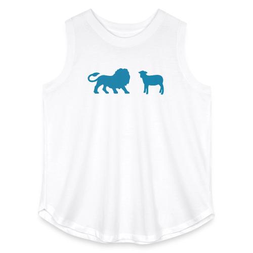 Lion and the Lamb - Women's Curvy Relaxed Tank Top