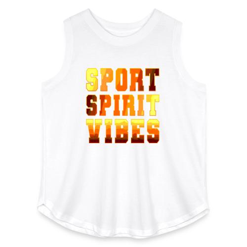 Sport Spirit Vibes Gradient - Women's Curvy Relaxed Tank Top