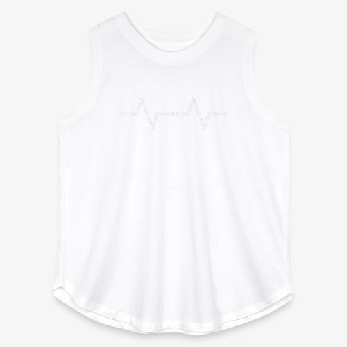 Bike Chain Heartbeat - Women's Curvy Relaxed Tank Top
