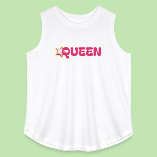 queen high resolution logo transparent 1 - Women's Curvy Relaxed Tank Top