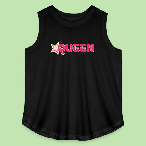 queen high resolution logo transparent 1 - Women's Curvy Relaxed Tank Top